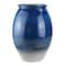 14&#x22; Seaside Treasures Embossed Jug Vase, True Blue